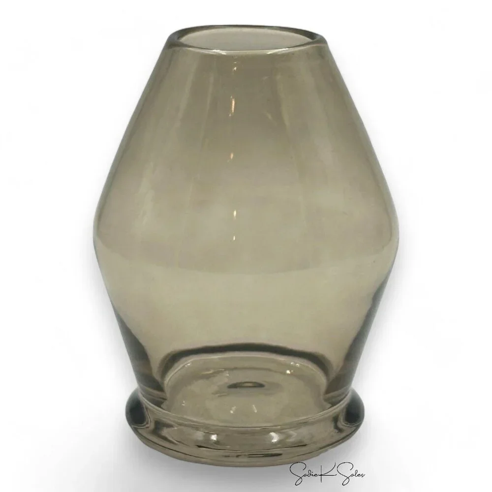 Pedestal Smoky Glass‎ Vase - Threshold Studio McGee, Target